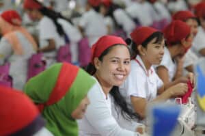 Factory workers in Bogor